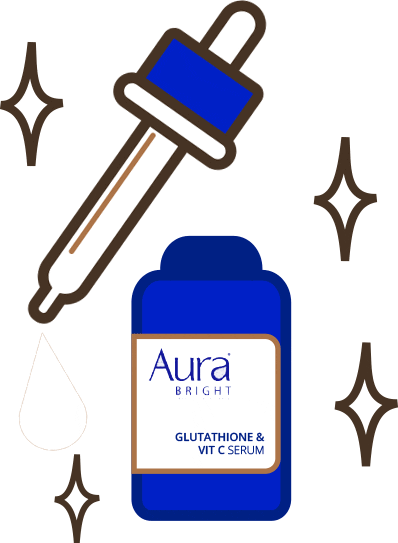 aura bright Sticker