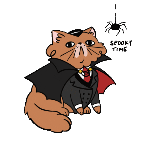 Cat Halloween Sticker