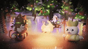 Christmas Snow GIF by Meta Meow