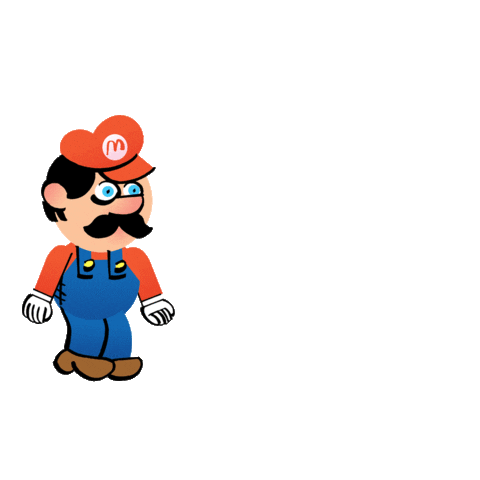 Woo Hoo Super Mario Sticker by STEVE