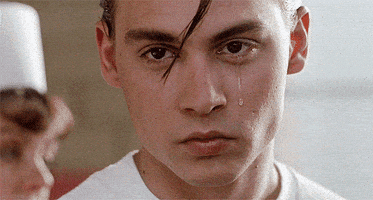 johnny depp tear GIF