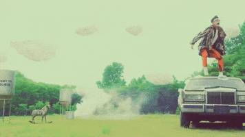 riley car jump bigbang onthecar GIF