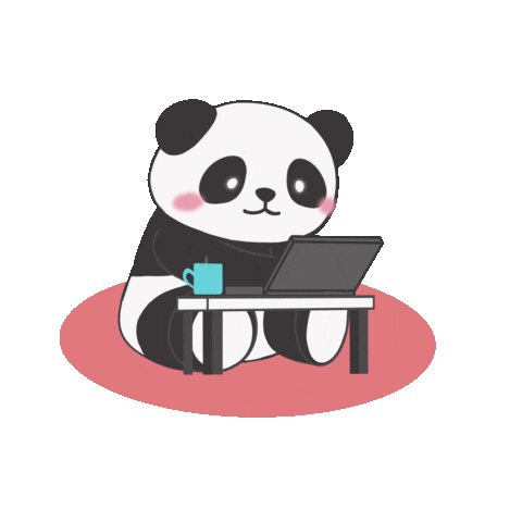 Copywriting Panda Sticker