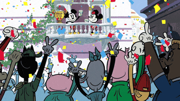 Celebrate New Year GIF by Mickey Mouse