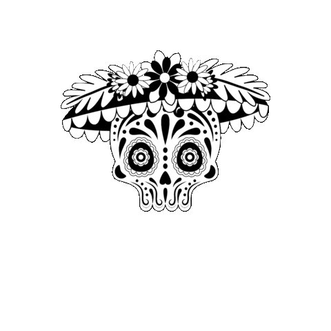 Mexican Food Skull Sticker by La Catrina MEXICO ®
