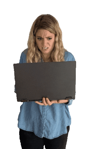 Laptop Working Sticker by Studio MAS Creative