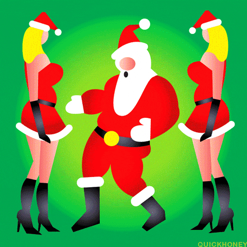 Santa Claus Yes GIF by PEEKASSO