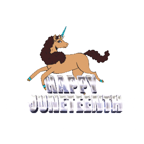 Horse Juneteenth GIF by Afro Unicorn