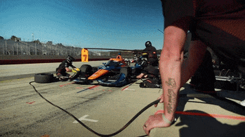 Pull Up Pit Stop GIF by Arrow McLaren IndyCar Team
