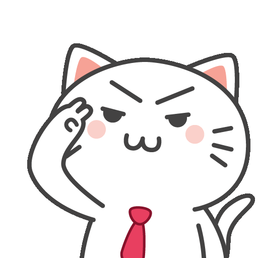 Happy Cute Cat Sticker by Kiki