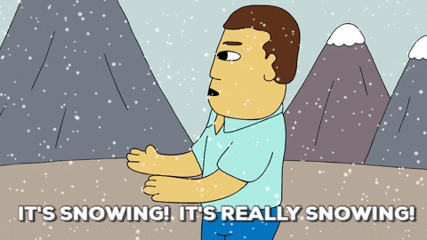 snowing animated gif