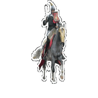 Horse Knight Sticker by Museumpark Archeon