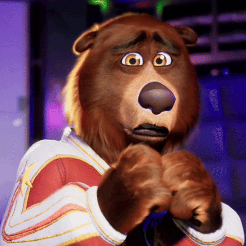 Scared Dancing Bear GIF by Mark Tore