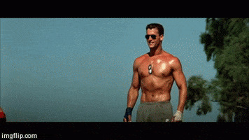 top gun muscle GIF