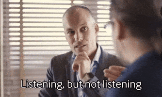 Boss Listen GIF by Backhaus Verlag