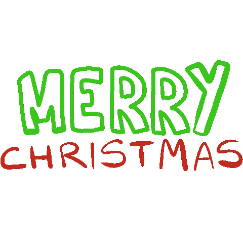 Happy Merry Christmas Sticker