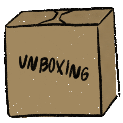 Box Unboxing Sticker