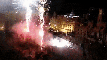 fireworks spain GIF by For 91 Days