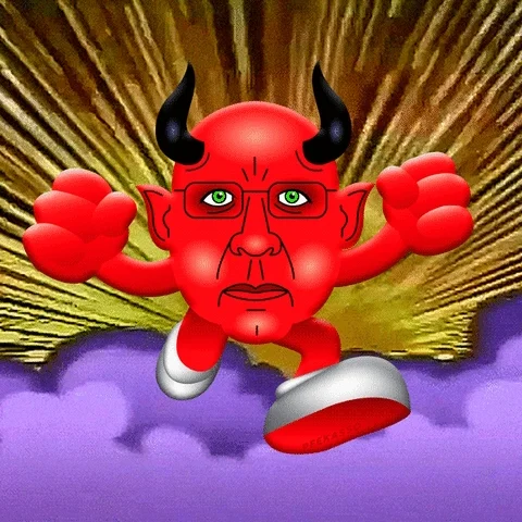 Good Morning Devil GIF by PEEKASSO