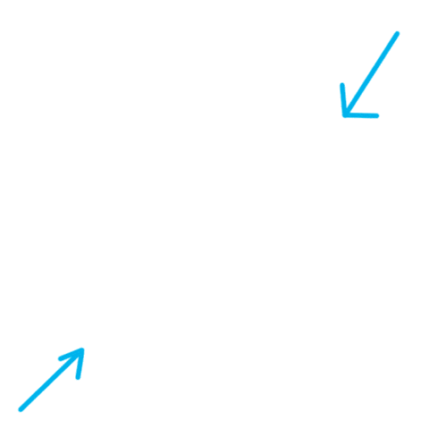 Arrow Sticker by Pisalica