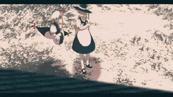 Marisa Kirisame Yukari Yakumo GIF
