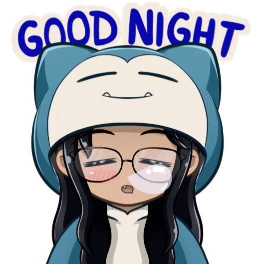 Sleepy Good Night Sticker