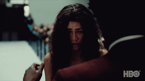 Sad Hugging GIF by euphoria