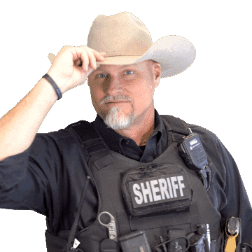 Hat Cowboy Sticker by Pinal County Sheriff's Office