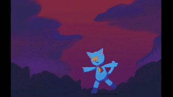 Cat Character Animation GIF by NERI