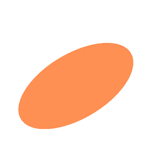 Orange Corner Sticker by Eleven Ideas