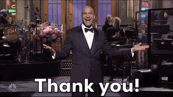 Keegan Michael Key Thank You GIF by Saturday Night Live