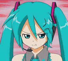 Hatsune Miku Tuff GIF