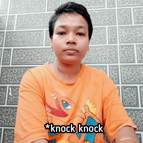 Knocking Knock Knock GIF