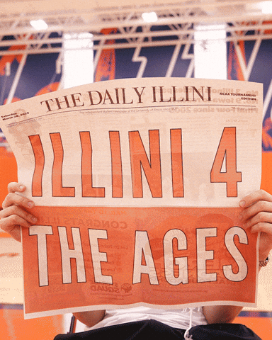 Basketball Illinois GIF by Fighting Illini Athletics