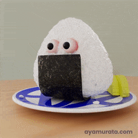 Rice Ball Cooking GIF by Aya Murata