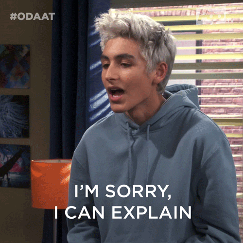 Im Sorry Pop Tv GIF by One Day At A Time