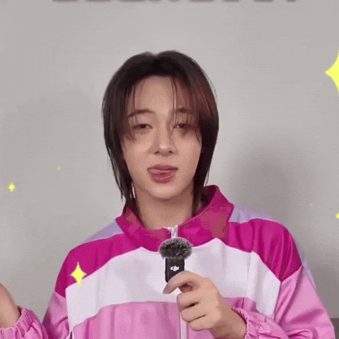 Pink Smiling GIF