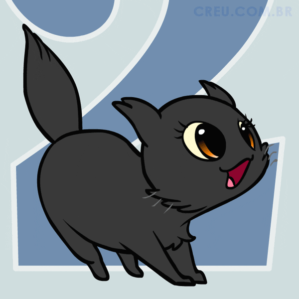 Happy Tail GIF by Créu Cat