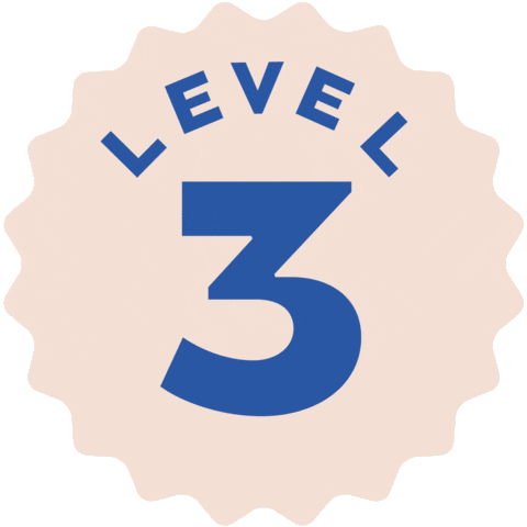 Level 3 Sticker by Roll Happy