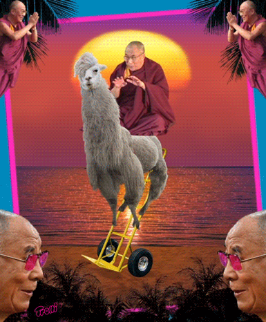 dalai lama candy GIF by Trolli