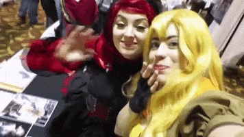 bubblesgal0re cosplay rooster teeth rwby ruby GIF