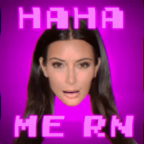 Sarcastic Kim Kardashian GIF by Bubble Punk