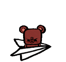 Angry Bear Sticker
