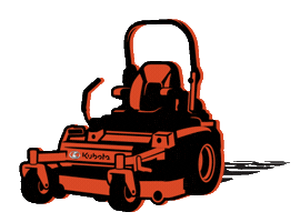 Lawn Mower Sticker by Kubota Tractor Corporation