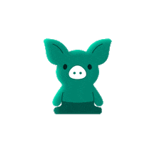 Yoga Pig Sticker by samlip