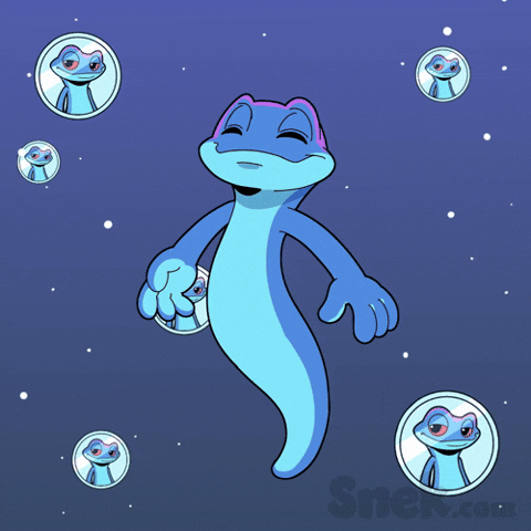 Flying To The Moon GIF by Snek