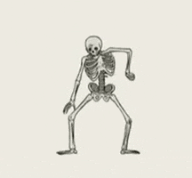 halloween skeleton GIF
