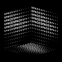 Space Typography GIF
