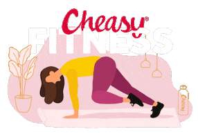 Workout Cheasy Sticker by Arla Foods