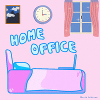 Working From Home GIF by Maria Johnsen